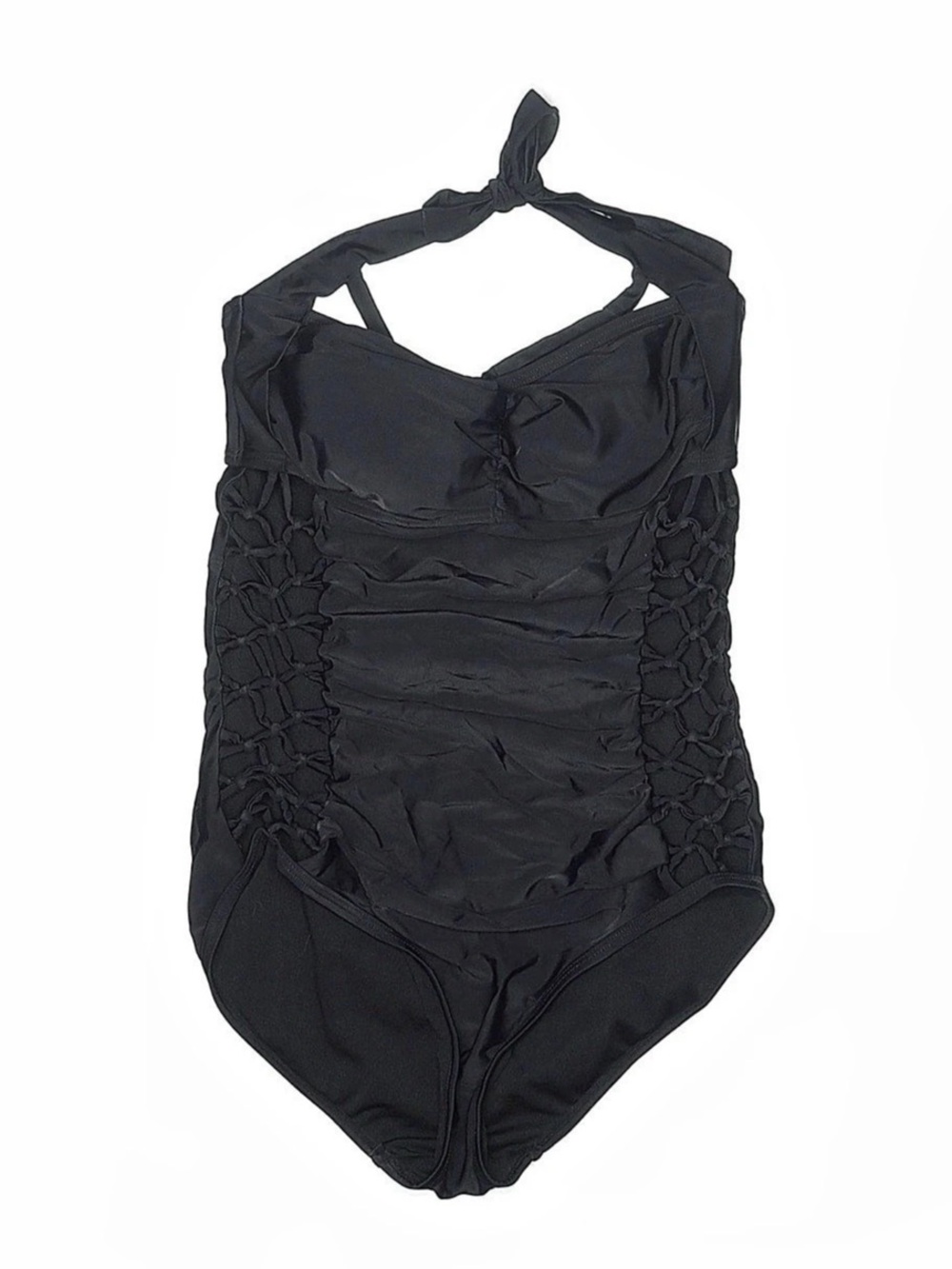 Ashley Graham x Swimsuits for All Black One-Piece Swimsuit Like New
